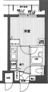 ガラ・ステージ京橋の間取り