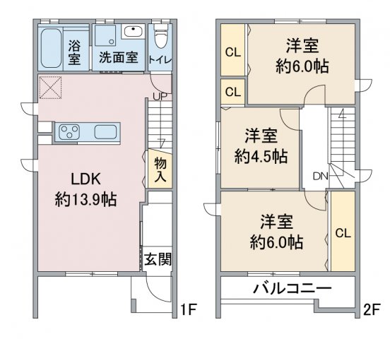 セピアコートの間取り