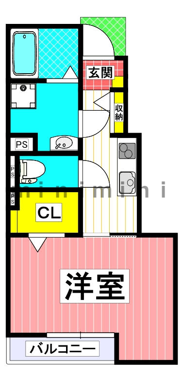 セレン神園.の間取り