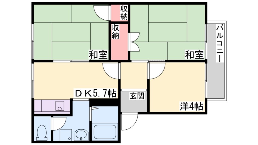 グリーンルミナスの間取り