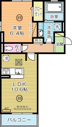 D-room柳町の間取り