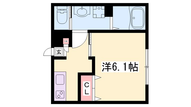 リープラス御着駅前の間取り