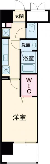 八尾市光町のマンションの間取り