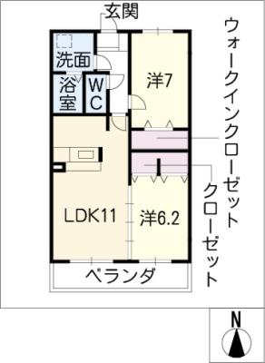 こまハイツの間取り