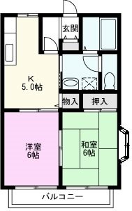 メルシーシャルムの間取り