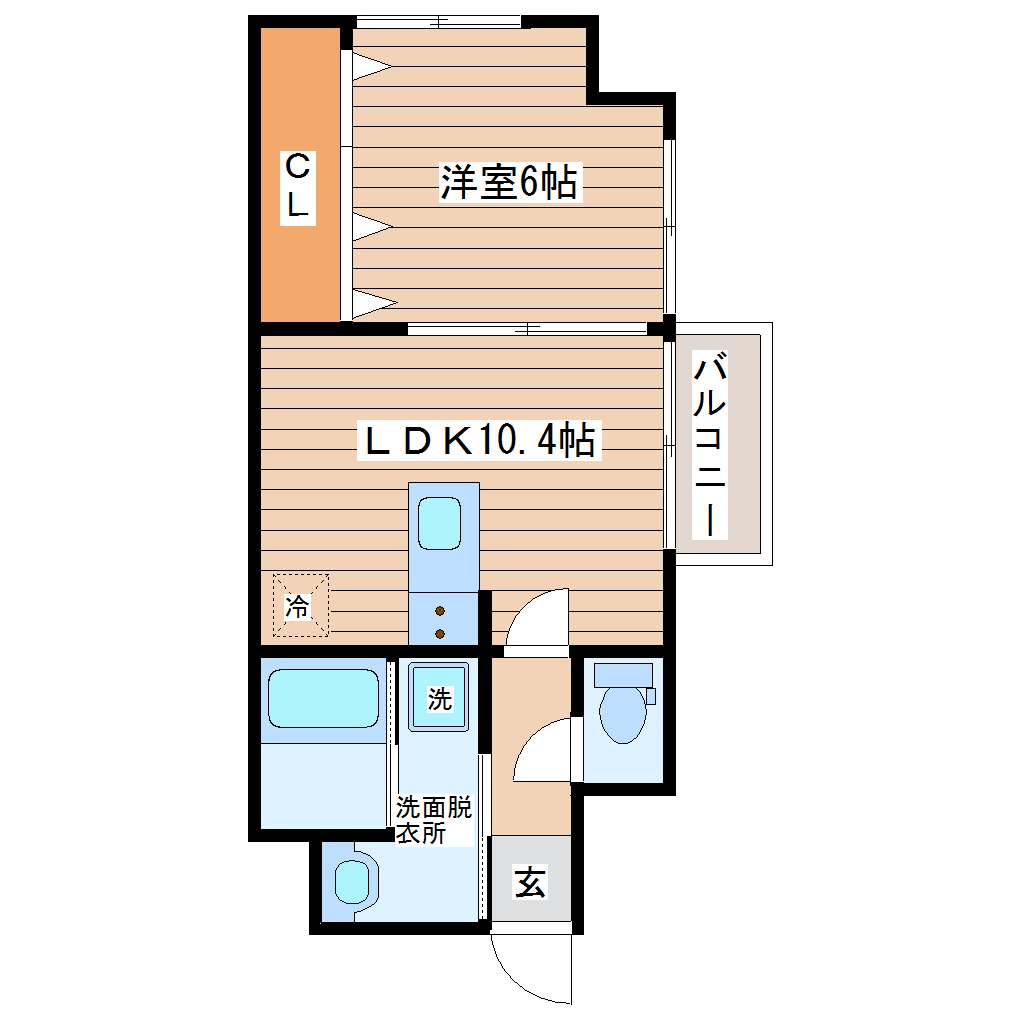 けやき仙台東口ビルの間取り