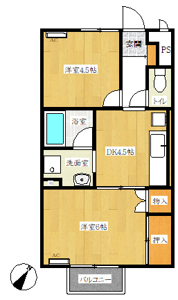 カサルミノサの間取り