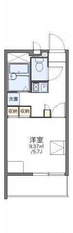 レオパレス平野南の間取り