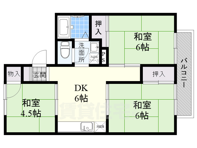 ISE伊勢住宅我孫子6703の間取り