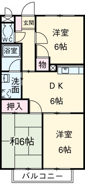 サープラス　リッパーIの間取り