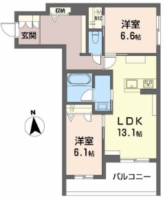 ベレオT-H　Iの間取り