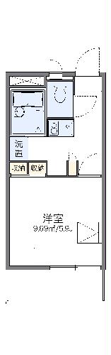 レオパレスｆｌｏｒａIIの間取り