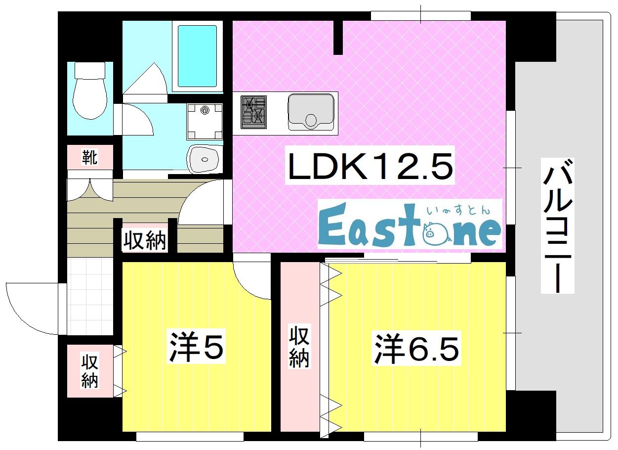 イリスパイラブライトエーの間取り