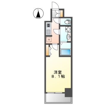 S-RESIDENCE堀田NorthII（エスレジエンスホリタノース）の間取り