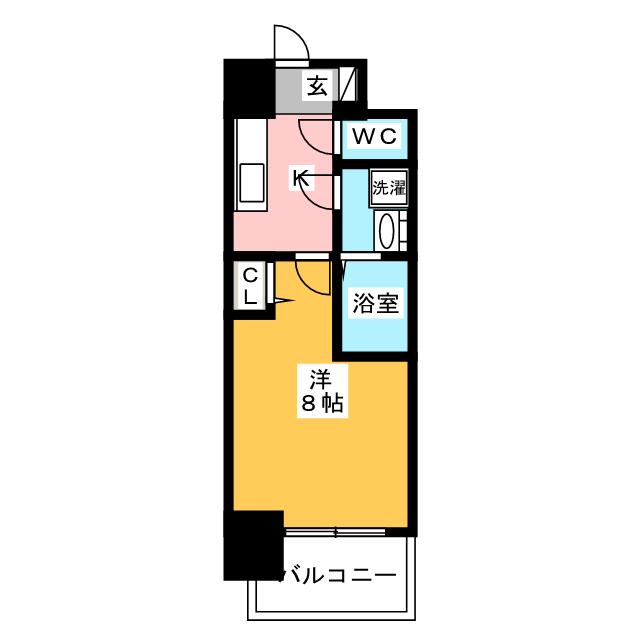 Ｓ－ＲＥＳＩＤＥＮＣＥ四日市元町の間取り