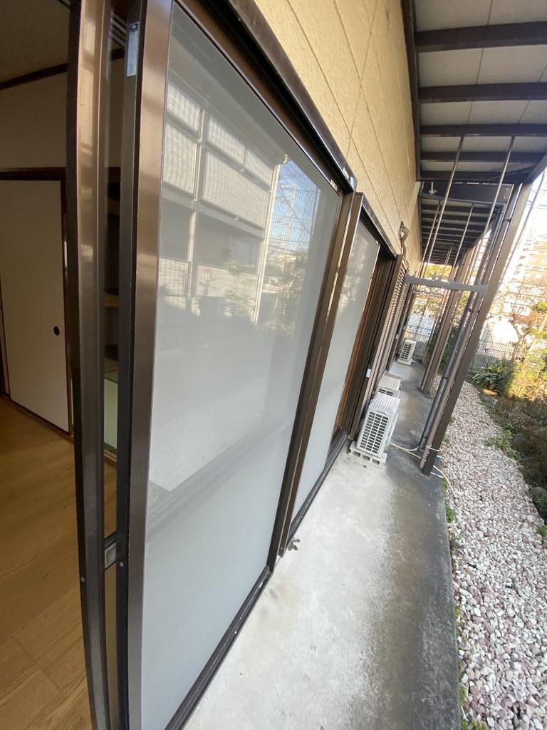 バルコニー　洗濯物はワイドに干せます