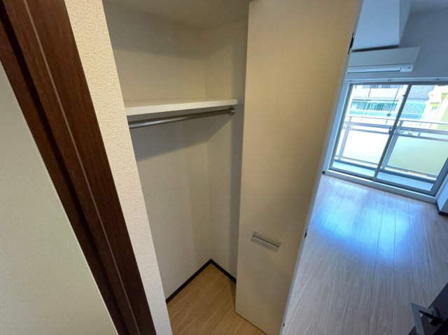 収納　たっぷりとした収納スペースです