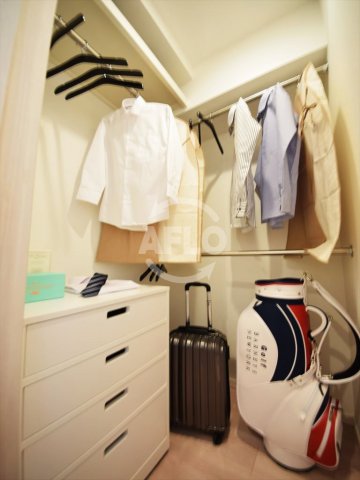 収納　パークアクシス本町　ウォークインクローゼット