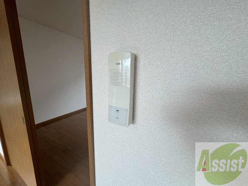 セキュリティ　来客時にはこちらのチャイムが鳴りますよ。