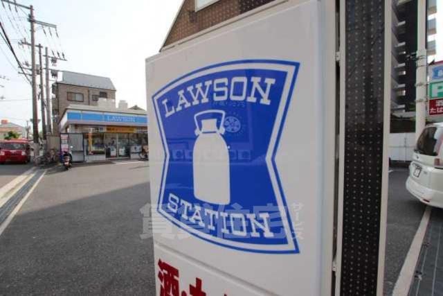 コンビニ　ローソン　舟入町店（コンビニ）まで376m