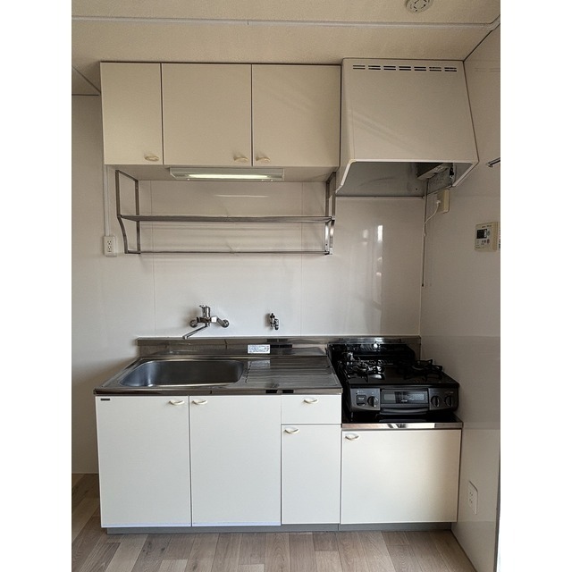 キッチン　２口ガスコンロ（グリル付き）