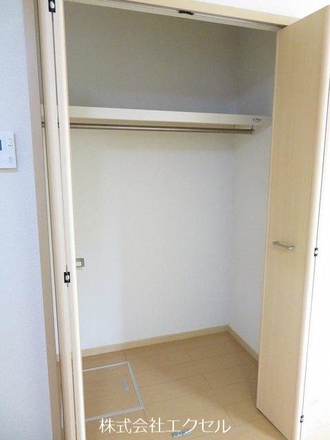 収納　クローゼットです。