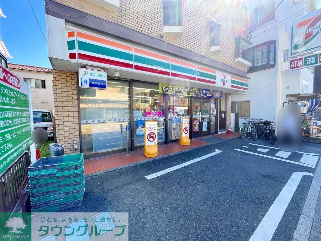 コンビニ　セブンイレブン鎌倉観音前店（コンビニ）まで80m