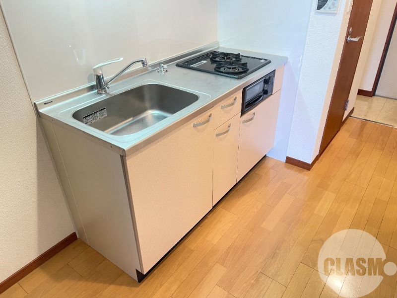 キッチン　２口コンロ＋グリル付きシステムキッチン♪