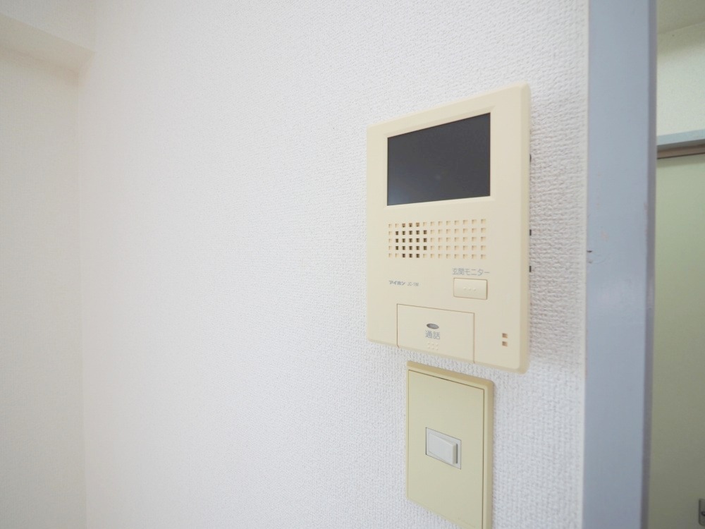 セキュリティ　TVモニターホンでお客様のお顔も見えて安心です！