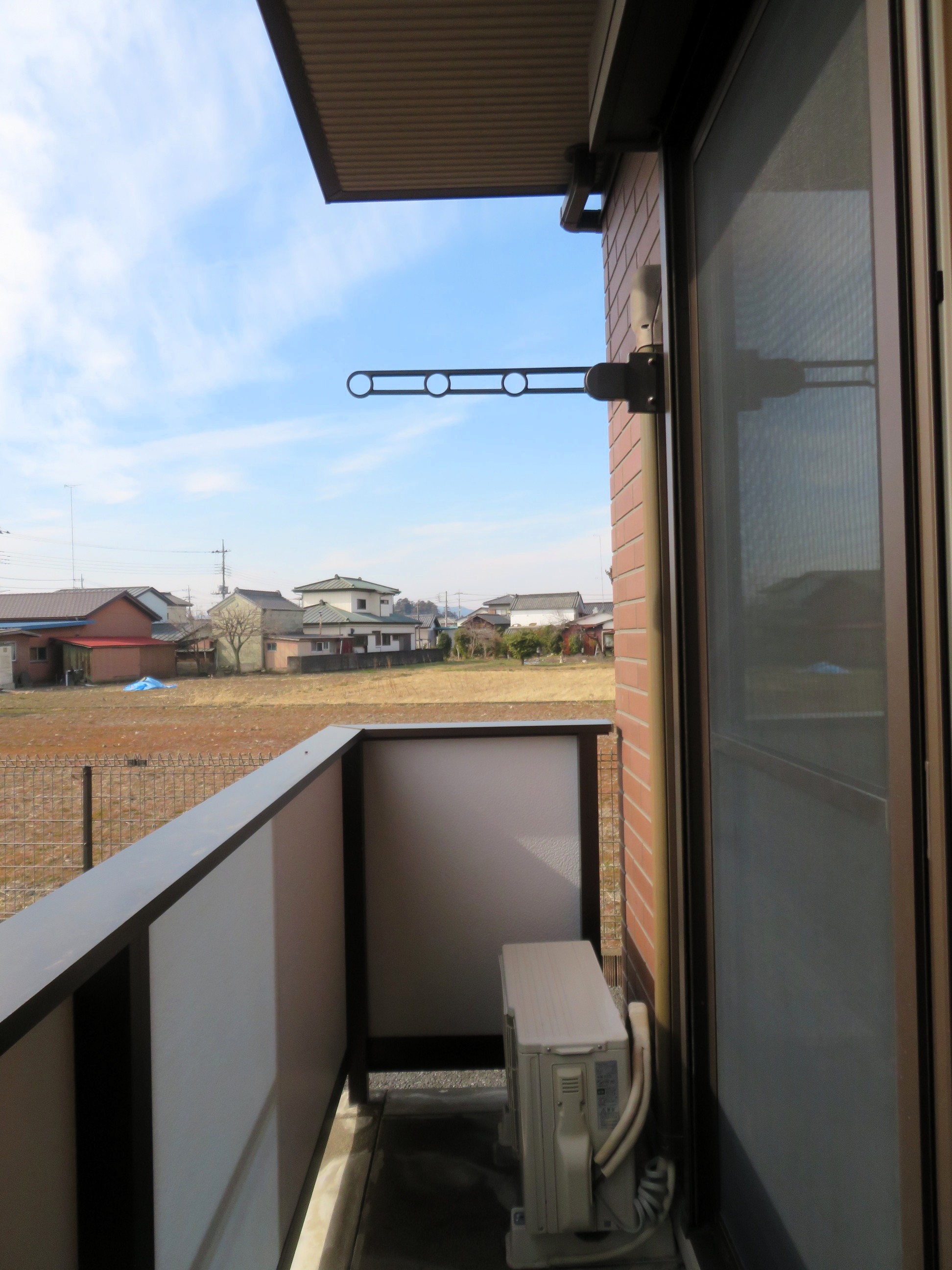 バルコニー　南面バルコニーで日当たり良好です！