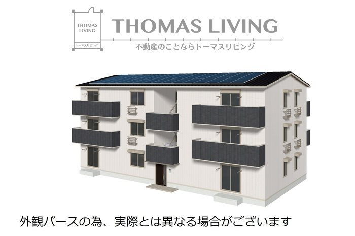 建物外観　完成予想図になります。