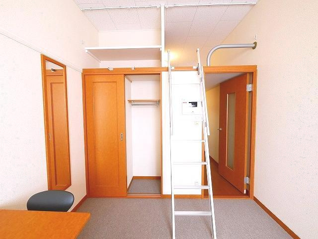 収納　たっぷりとした収納スペースです
