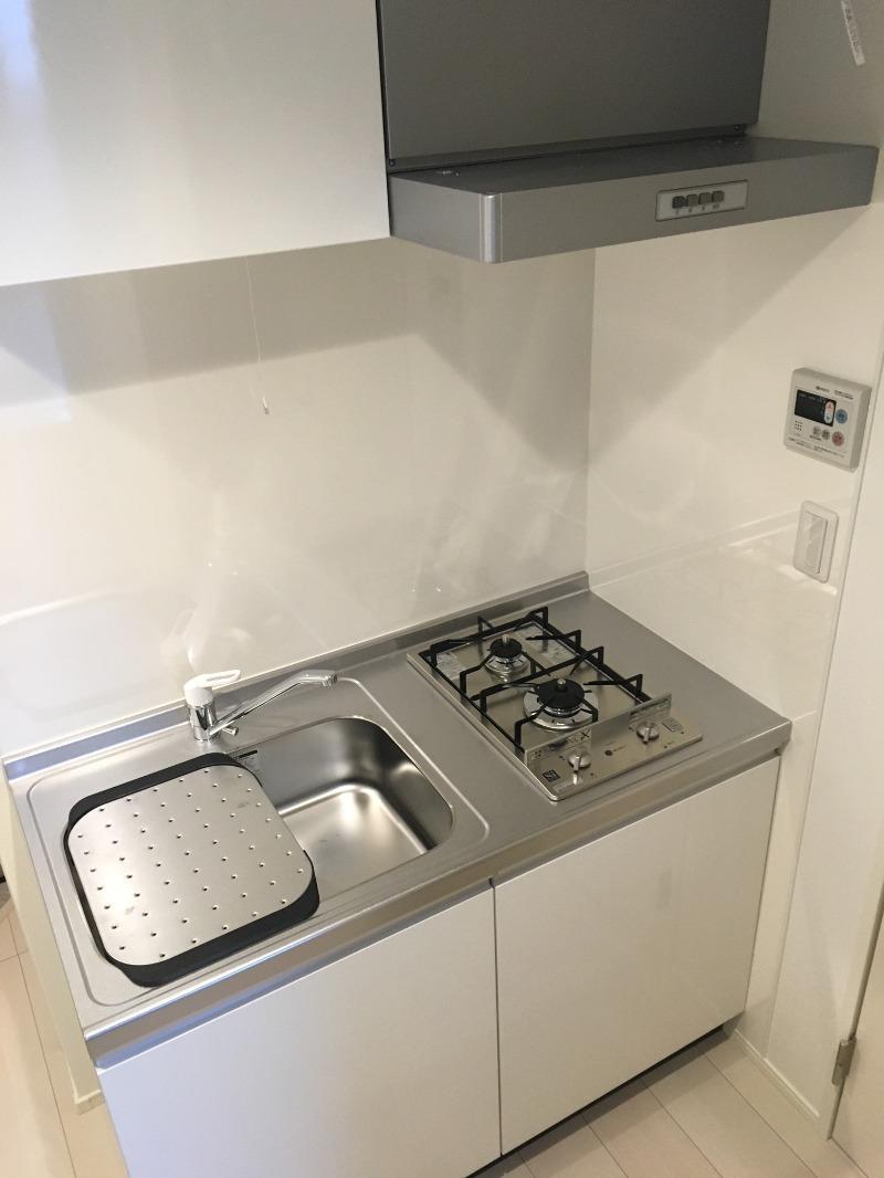 キッチン　2口ガスコンロ※同シリーズの写真になります