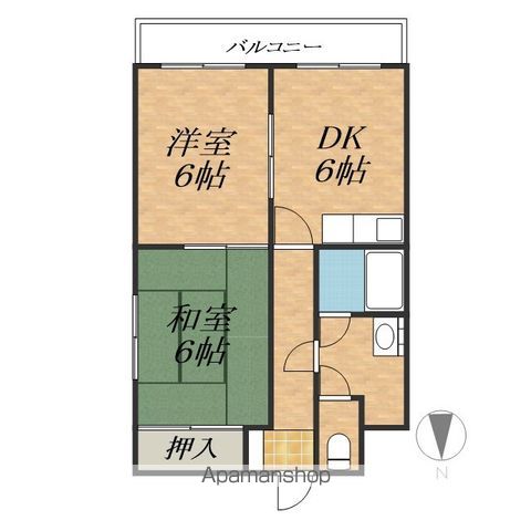 ハイムリバーサイドの間取り写真