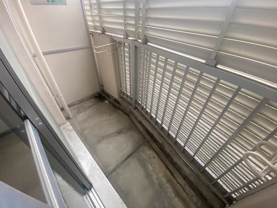 バルコニー　※別部屋の写真です