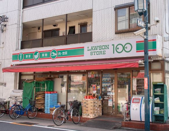 コンビニ　ローソンストア１００（コンビニ）まで1764m