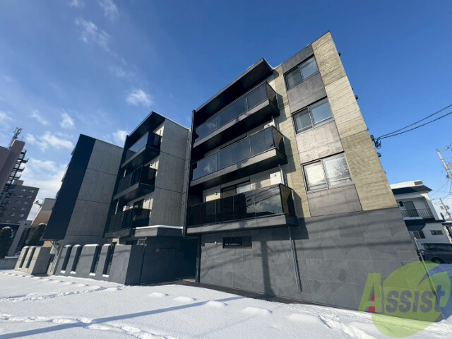 建物外観　札幌市白石区菊水八条「仮）ヴォヤージュ菊水」