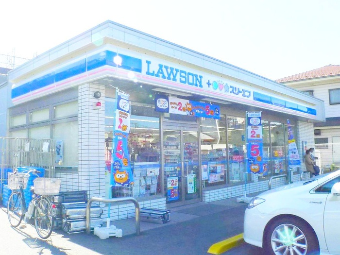 コンビニ　ローソン＋スリーエフ（コンビニ）まで80m