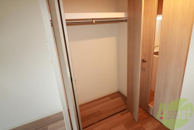 収納　使いやすいクローゼットタイプです。