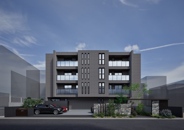 建物外観　完成パース