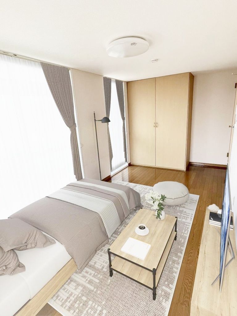 居室・リビング　ステージング画像☆家具家電は物件に付帯しません