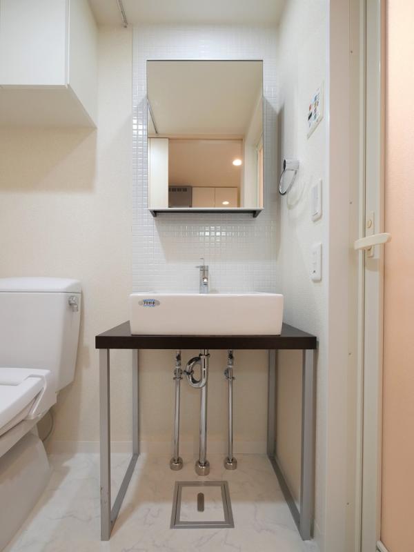 洗面設備　使いやすい洗面所です。