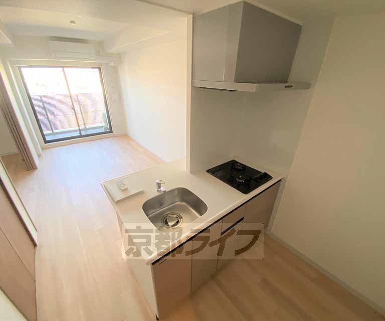 キッチン　二口コンロを備えたキッチンです。