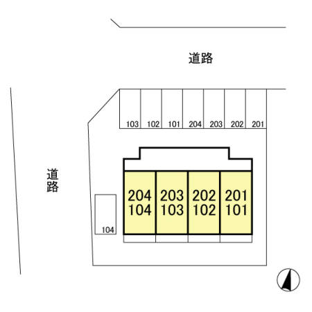 駐車場　配置図