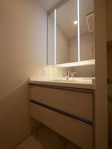 洗面設備　飯田橋ガーデンフラッツ(実際のお部屋の写真とは異なります)