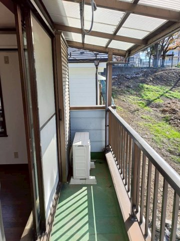 バルコニー　お洗濯にも便利なバルコニー付き