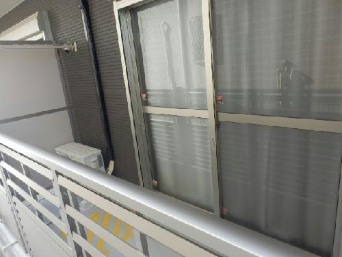 バルコニー　防犯ガラス＆シャッター付き！