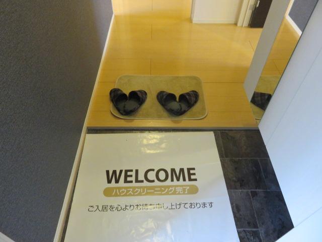 玄関　下駄箱付きの玄関です