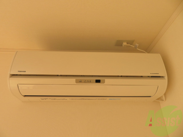 その他設備　エアコンが設置してありますので、寒暖対策もばっちり。