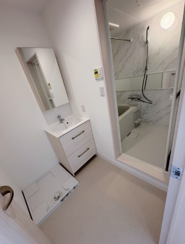 洗面設備　※同ハウスメーカー施工の類似物件参考写真です